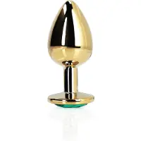 Ouch! Aluminium Buttplug Medium - Goud