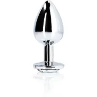 Ouch! Aluminium Butt Plug Small - Zilver