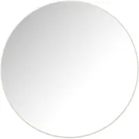 J-Line Mirror round glass/metal white large
