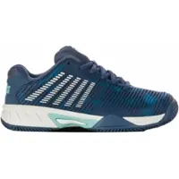 K-swiss Tennisschoen K-Swiss Kids Hypercourt Express 2 HB Indian Teal Star White Moonstruck-Schoenmaat 34