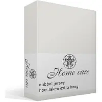 Dreamhouse Dubbel Jersey 220 gr. Hoeslaken Creme - 190/200 x 220/230 cm