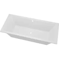 ZEZA Square Ligbad - 180x80cm - acryl - glans wit SW1015084