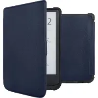 IMoshion Slim Soft Case Bookcase voor de Pocketbook Touch Lux 5 / HD 3 / Basic Lux 4 / Vivlio Lux 5 - Donkerblauw