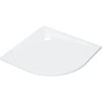 ZEZA Selva Douchebak - 100x100x4cm - kwartrond - acryl - glans wit P210A