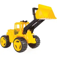 Pilsan speelgoedgraafmachine 33 cm geel/zwart