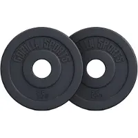 Gorilla Sports Olympische Halterschijven 2 x 2,5 kg Kunststof - 50 mm