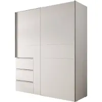 Meubella Kledingkast Walter - Wit - 170 cm