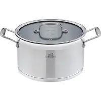 Chef Cuisine - Sabatier - Kookpan - Braadpan - Edelstaal - Zilver - 20 cm Diameter