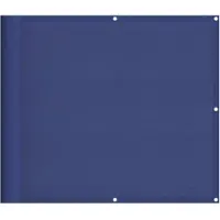 vidaXL Balkonscherm 90x1000 cm 100% oxford polyester blauw