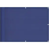 vidaXL Balkonscherm 75x800 cm 100% oxford polyester blauw