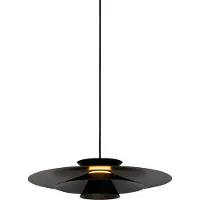 QAZQA Design hanglamp zwart incl. LED 3-staps dimbaar - Pauline