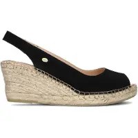 Fred de la bretoniere Dames Espadrilles Clare Beau - Zwart - Maat 36