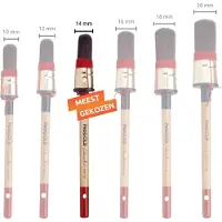 Progold Patentpunt Kwast Exclusive Red 7100 Maat 14 - 2,6 cm