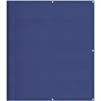 vidaXL Balkonscherm 120x800 cm 100% oxford polyester blauw