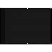 vidaXL Balkonscherm 75x800 cm 100% polyester oxford zwart