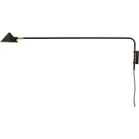 Watt & Veke Kelly wandlamp lange arm Zwart-goud