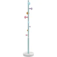 vidaXL Kapstok 172 cm gepoedercoat ijzer blauw