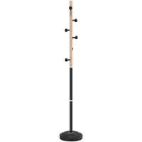 vidaXL Kapstok 177 cm gepoedercoat ijzer zwart