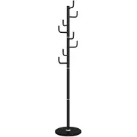 vidaXL IJzeren Kapstok - Zwart, 183 cm