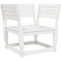 vidaXL Tuinstoel massief grenenhout wit
