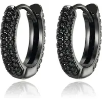 TJ Tom Jaxon Heren Oorringen Tom Jaxon - Luxury Black