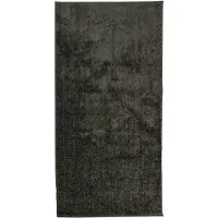 vidaXL Vloerkleed ISTAN hoogpolig glanzend 100x200 cm antracietkleurig