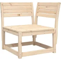 vidaXL Tuinhoekbank 73x73x78 cm massief grenenhout