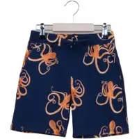 Snurk Shorts Kids Octopus Blue-Maat 128