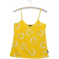 Snurk Strap Top Women Creamy Smile Yellow-M