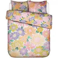 Essenza Dekbedovertrek Flower fling Bright White Percal-200 x 200 / 220 cm | 2-Persoons