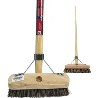 Synx Tools Luiwagen Union 22cm - schrobbezem - schrobber - Incl. Steel 150 cm