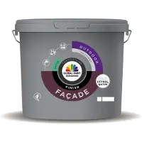 Global Paint Facade Finish Satin | Zijdeglans Gevelverf 1 LTR - Donkere kleur|1