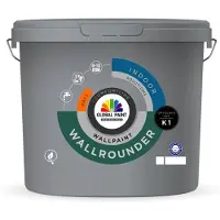 Global Paint Wallrounder Matt | Matte Muurverf & Plafondverf 1 LTR - Donkere kleur|1