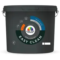 Global Paint Easy Clean Wallpaint | Reinigbare Matte Muurverf 5 LTR - Lichte kleur|2