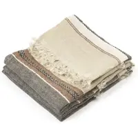 Libeco Fouta The Belgian Towel Beeswax Stripe Linnen