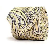 Tresanti | BILLI I Zijden stropdas met paisley motief | Goud geel