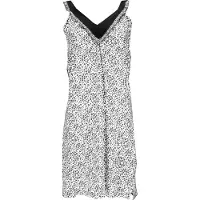 Irresistible Dames Nachthemd - Katoen - Panter Print - Zwart - Maat S