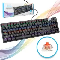 Silvergear Gaming Keyboard Mechanisch - Afneembare Cover - Letters Vervagen Niet - Toetsenbord - RBG LED Verlichting - Zwart