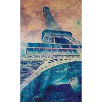 Dimex Fotobehang - Eiffel Tower Abstract I 150x250cm - Vliesbehang