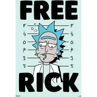Grupo Erik Poster Rick and Morty - Free Rick 61x91,5cm