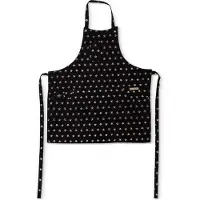 Dutchdeluxes Indigo jeans - Barbecue- of keukenschort - 5 zakken - Zwarte kleur met sterren