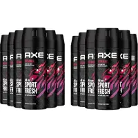 Axe Deodorant Bodyspray Sport Recharge 150 ml - Voordeelverpakking 12 stuks