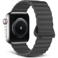 Decoded Silicone Traction Loop Strap Lite - Apple Watch 38/40/41mm - Black