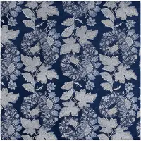 Tresanti | ARNESANO I Zijde bloemen pochet | Navy