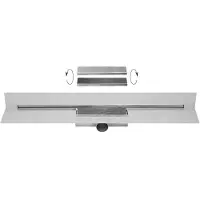 Easy drain M-Line Douchegoot met waterslot 30 100 cm RVS