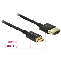 DeLOCK 4K HDMI Mini kabel - Versie: 2.0 - Premium High Speed