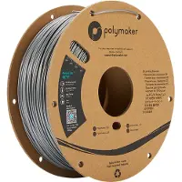 Polymaker PB01012 PB01012 Filament PETG Hittebestendig, Hoge treksterkte 1.75 mm 1000 g Zilver PolyLite 1 stuk(s)