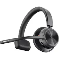HP Voyager 4310 USB-A Headset +BT700 Dongle On Ear headset Bluetooth Mono Zwart Noise Cancelling Volumeregeling, Microfoon uitschakelbaar (mute) Computer