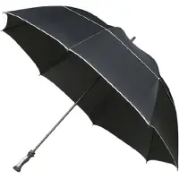 Falcone - XXL Storm Paraplu - Ø 150 cm - Groot - Windproof - Zwart