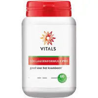 Vitals Collageenformule Pro voor kraakbeen - 60 capsules. Aangevuld met Ester-C, voor aanmaak van collageen en goed voor kraakbeen.